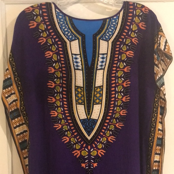 NWOT Beautiful boho dress! The print art work is amazing 🤩 flowy super cute - Picture 7 of 8